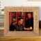 Happy Hanukkah Personalized Wooden Frame-10" x 8" Brown Horizontal