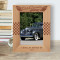 Car Classic Personalized Wooden Frame 5" x 7" Brown (Vertical)
