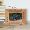 Car Legend Personalized Wooden Frame-5" x 3 1/2" Brown Horizontal
