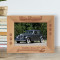 Car Legend Personalized Wooden Frame-7" x 5" Brown Horizontal