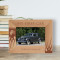 My First Car Personalized Wooden Frame-6" x 4" Brown Horizontal