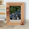My First Car Personalized Wooden Frame 5" x 7" Brown (Vertical)