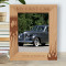 My First Car Personalized Wooden Frame 8" x 10" Brown (Vertical)