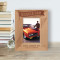 Muscle Car Personalized Wooden Frame 3 1/2" x 5" Brown (Vertical)
