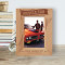 Muscle Car Personalized Wooden Frame 4" x 6" Brown (Vertical)