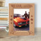 My Car Personalized Wooden Frame 5" x 7" Brown (Vertical)