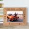 My Car Personalized Wooden Frame-7" x 5" Brown Horizontal