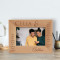 Love Does Not Delight In Evil But Rejoices With The Truth Personalized Wooden Frame-6" x 4" Brown Horizontal