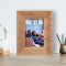 I Love My Life Because It Give Me You I love You Because You Are My Life Personalized Wooden Frame 3 1/2" x 5" Brown (Vertical)