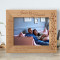 I Love My Life Because It Give Me You I love You Because You Are My Life Personalized Wooden Frame-10" x 8" Brown Horizontal