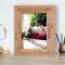 The Best & Most Beautiful Thing In The World Is Love Personalized Wooden Frame 5" x 7" Brown (Vertical)
