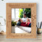 The Best & Most Beautiful Thing In The World Is Love Personalized Wooden Frame 8" x 10" Brown (Vertical)