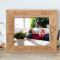 The Best & Most Beautiful Thing In The World Is Love Personalized Wooden Frame-10" x 8" Brown Horizontal