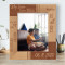 You Are My Home And My Adventure Personalized Wooden Frame 8" x 10" Brown (Vertical)