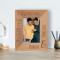 Thank You For Being Mine Personalized Wooden Frame 3 1/2" x 5" Brown (Vertical)