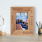 Lovely Funny Beautiful Personalized Wooden Frame 3 1/2" x 5" Brown (Vertical)