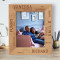 Lovely Funny Beautiful Personalized Wooden Frame 8" x 10" Brown (Vertical)