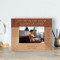 Never Ask Why I Love You Just Accept Personalized Wooden Frame-5" x 3 1/2" Brown Horizontal