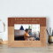 Never Ask Why I Love You Just Accept Personalized Wooden Frame-6" x 4" Brown Horizontal