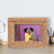 You Are In My Heart Personalized Wooden Frame-6" x 4" Brown Horizontal