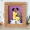 You Are In My Heart Personalized Wooden Frame 8" x 10" Brown (Vertical)