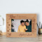 You Make My Heart Smile Personalized Wooden Frame-6" x 4" Brown Horizontal