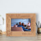 Next To You Is My Favorite Place Personalized Wooden Frame-6" x 4" Brown Horizontal