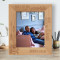Next To You Is My Favorite Place Personalized Wooden Frame 8" x 10" Brown (Vertical)