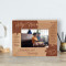 Love Is A Beautiful Thing Personalized Wooden Frame-5" x 3 1/2" Brown Horizontal