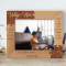 Love Is A Beautiful Thing Personalized Wooden Frame-10" x 8" Brown Horizontal