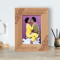 I Don't Need Paradise Because I Found You Personalized Wooden Frame 4" x 6" Brown (Vertical)