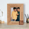 Babe You It's All That I Need Personalized Wooden Frame 4" x 6" Brown (Vertical)
