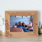 I Love You Because You Are Awesome Personalized Wooden Frame-7" x 5" Brown Horizontal