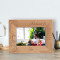 Every Single Second My Love For You Grows Personalized Wooden Frame-6" x 4" Brown Horizontal