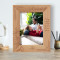 Every Single Second My Love For You Grows Personalized Wooden Frame 5" x 7" Brown (Vertical)