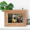 Enjoy The Present And Embrace The Future Ahead Personalized Wooden Frame-6" x 4" Brown Horizontal