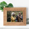 Enjoy The Present And Embrace The Future Ahead Personalized Wooden Frame-7" x 5" Brown Horizontal