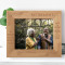 Enjoy The Present And Embrace The Future Ahead Personalized Wooden Frame-10" x 8" Brown Horizontal