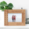 Retirement Is When You Stop Living At Work Personalized Wooden Frame-6" x 4" Brown Horizontal