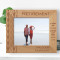 Retirement Is When You Stop Living At Work Personalized Wooden Frame-10" x 8" Brown Horizontal