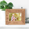 Retirement Personalized Wooden Frame-5" x 3 1/2" Brown Horizontal