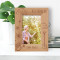 Retirement Personalized Wooden Frame 4" x 6" Brown (Vertical)