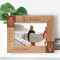 I Can Drink Wine All I Want Personalized Wooden Frame-7" x 5" Brown Horizontal