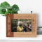 Retirement Where Everyday Is Saturday Personalized Wooden Frame-6" x 4" Brown Horizontal