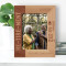 Retirement Where Everyday Is Saturday Personalized Wooden Frame 5" x 7" Brown (Vertical)