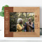 Retirement Where Everyday Is Saturday Personalized Wooden Frame-10" x 8" Brown Horizontal