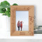 What Do You Call A Person Who Is Happy On Monday Personalized Wooden Frame 4" x 6" Brown (Vertical)