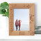 What Do You Call A Person Who Is Happy On Monday Personalized Wooden Frame 5" x 7" Brown (Vertical)