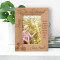 You Have Changed The World Because You Have Touched Our Lives Personalized Wooden Frame 4" x 6" Brown (Vertical)