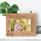 You Have Changed The World Because You Have Touched Our Lives Personalized Wooden Frame-6" x 4" Brown Horizontal